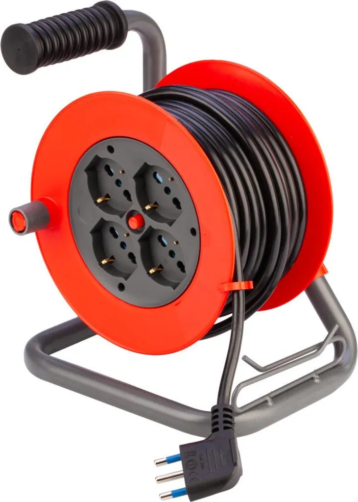 Bloc Multiprise avec Interrupteur et Câble 10m Polypool PP2707 Orange