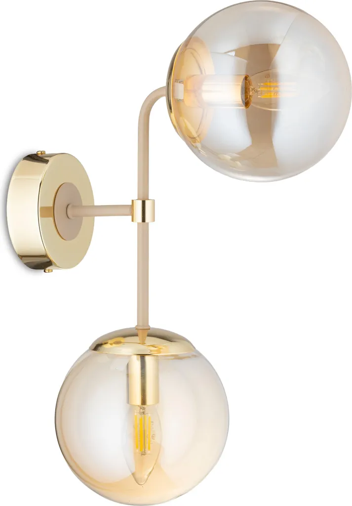 Applique Jacob 2 Feux Beige : Finissez-en avec l'Éclairage Trop Terne