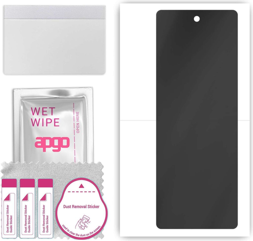 apgo Hydrogel Blickschutzfolie, Matt, kompatibel mit Samsung W23, Privacy Displayschutzfolie, Schutzfolie mit Positionierhilfe, Anti-Spy, kratzfest...