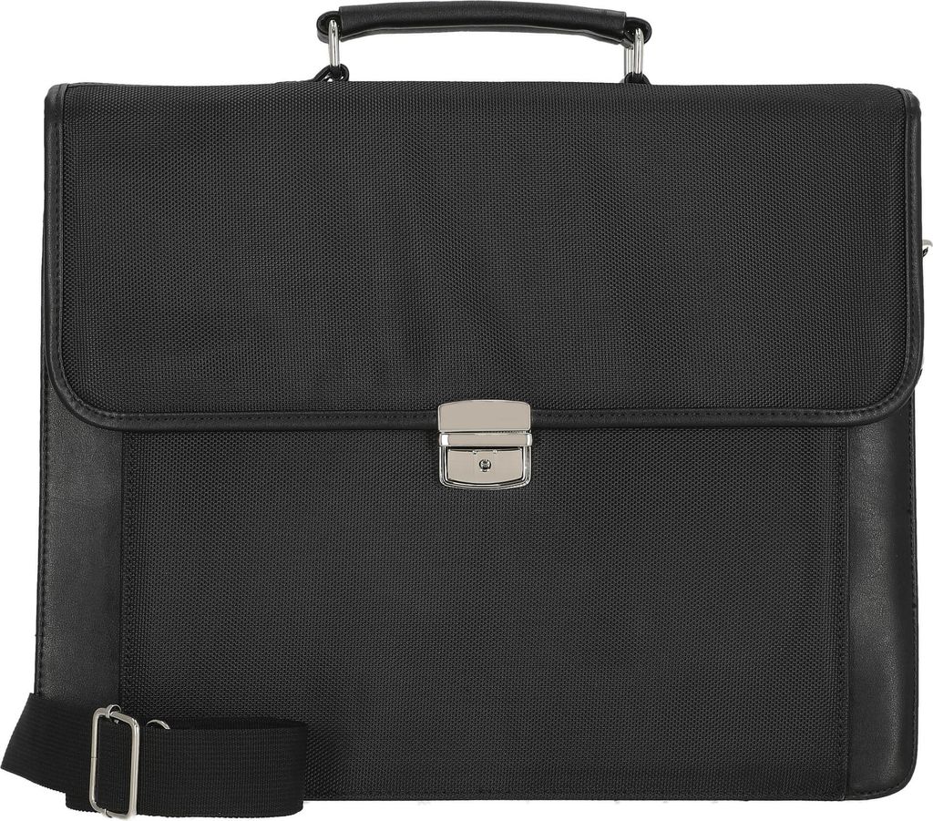 D&N Basic Line - Aktentasche 41 cm Nylon (schwarz) Produktbild 