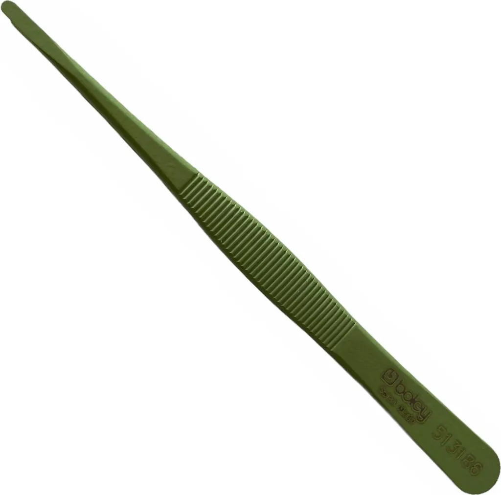 Pince en Acier de 120 mm Anti-adhérente Teflon pour Accus et Piles