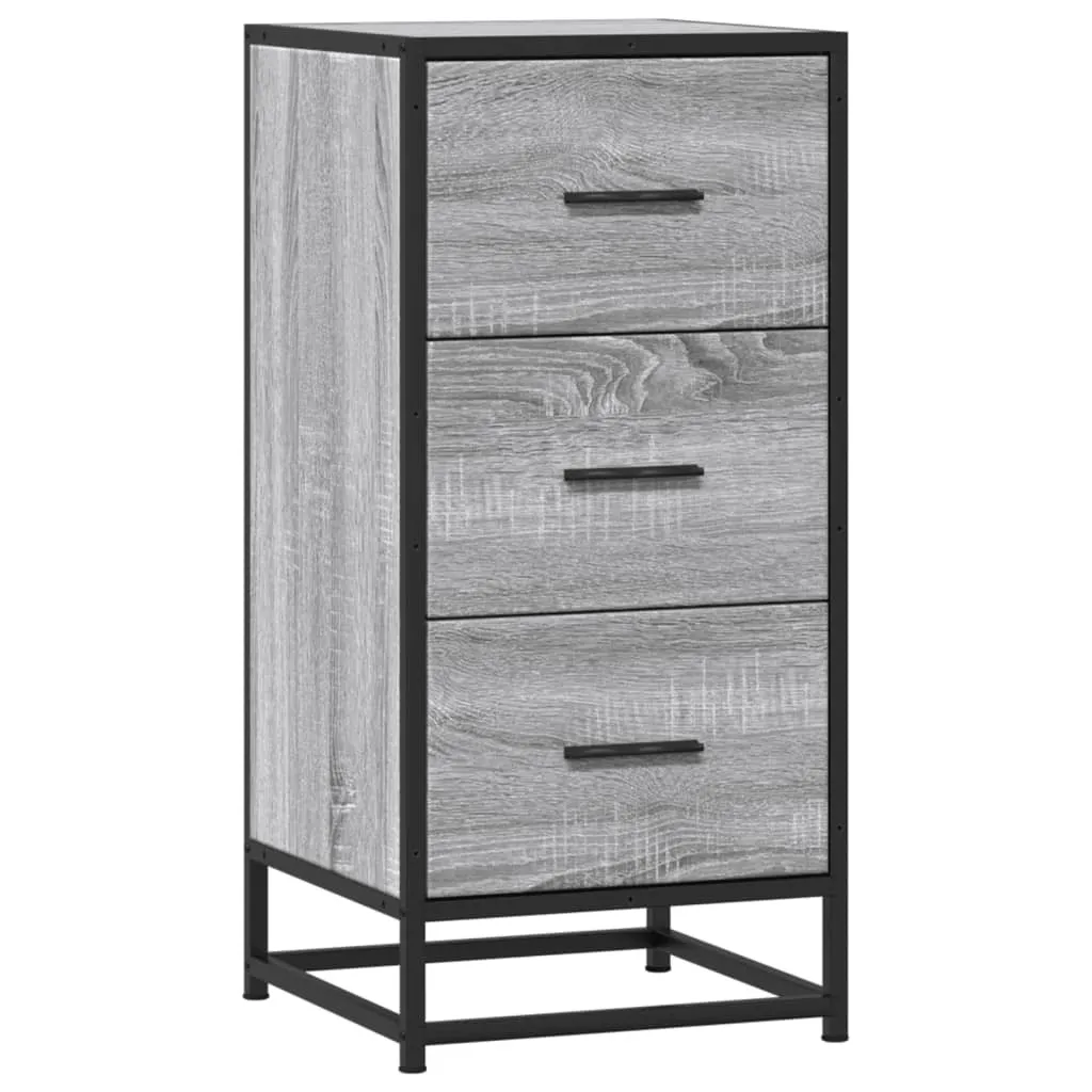 SYFAX™ Credenza Grigio Sonoma 35,5x35x76 cm: Mobile Multiuso Design Industriale