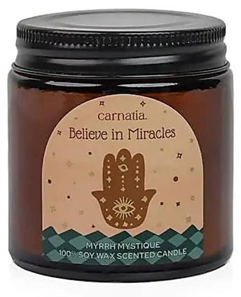 Bougie Anti-Odeur et Relaxation Carnatia en Cire de Soja Naturelle x4