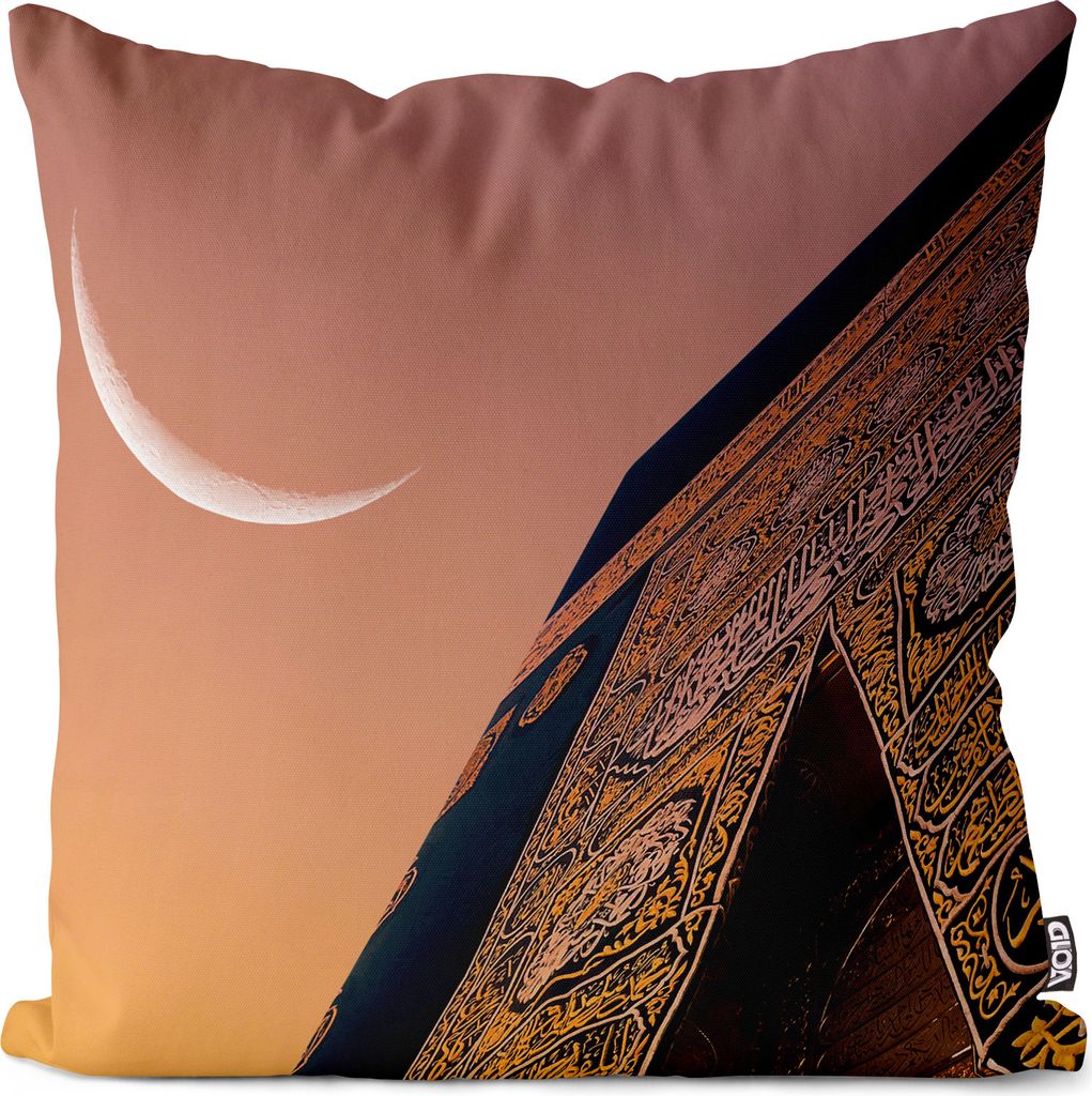 VOID Kaaba Mond Reise Kissenbezug Kissenhülle sofa couch wohnzimmer dekoration wasserfest Outdoor Garten Kissen bezug deko