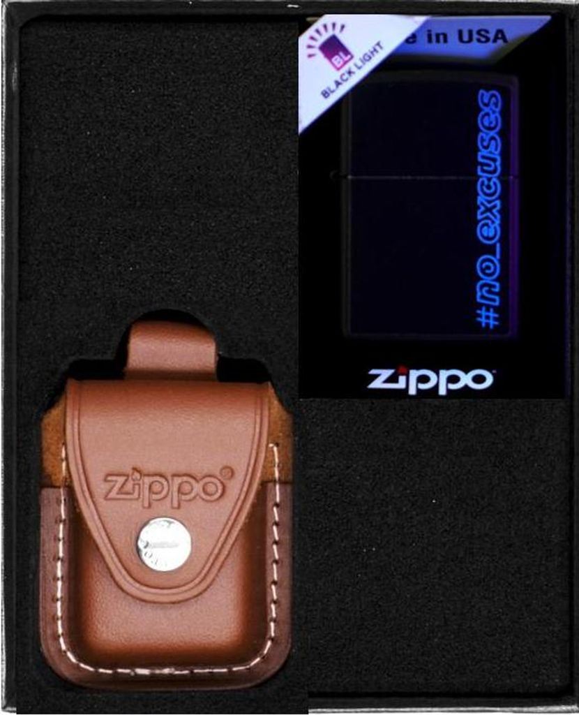 ZIPPO Feuerzeug #NEOEXCUSES Geschenkset Nr. 4