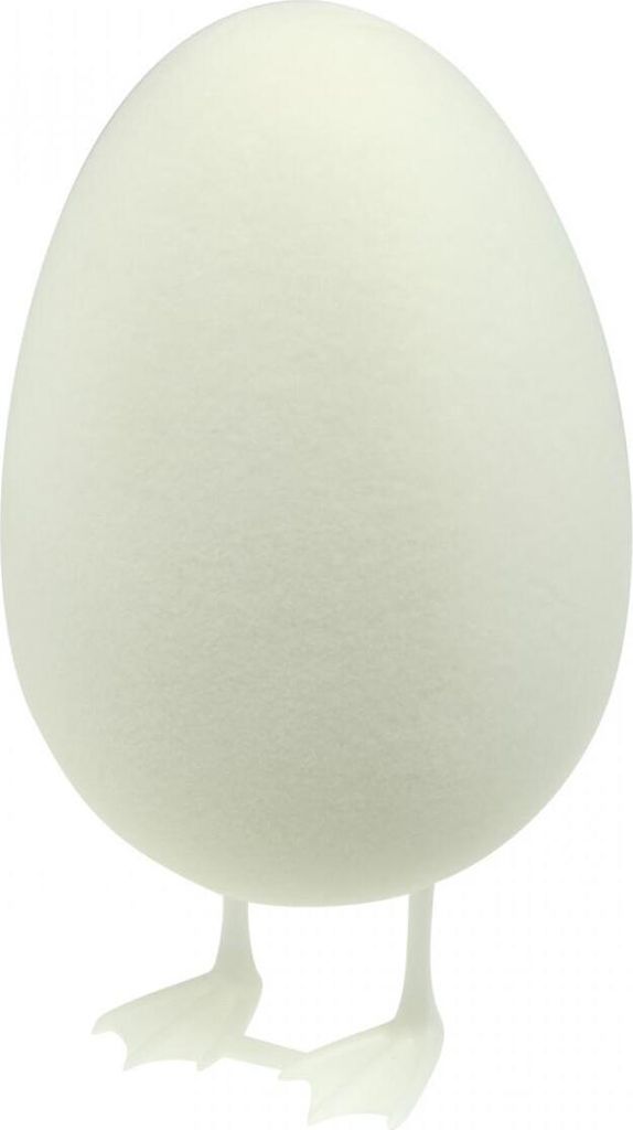 Deko Ei mit Beinen Weiß H25cm Osterei Tischdeko Osterdeko Figur