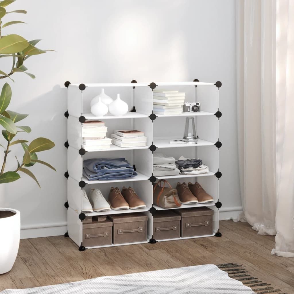 "2026 Promotion" Schuhschrank, Schuhkipper, Schuhregal, Transparent 84x32x88,5 cm PP - Schuhständer CC20436