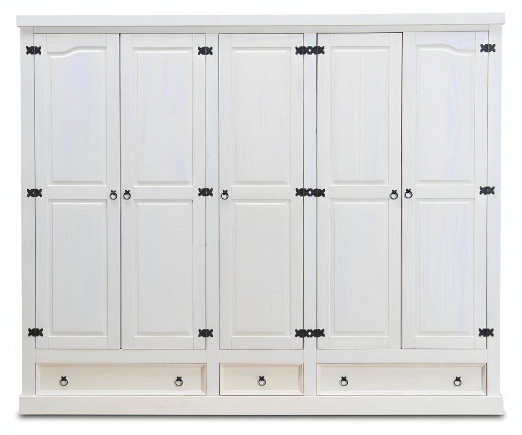 New Mexico Kleiderschrank 5-Trg. mit 3 Schubladen Breite Produktbild 