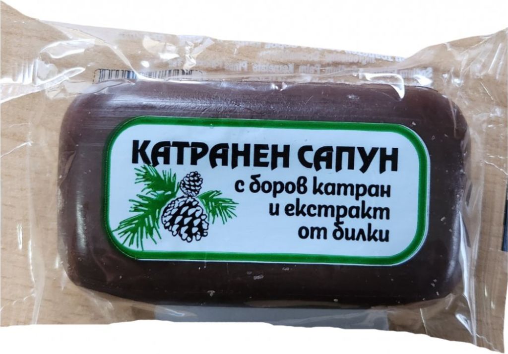 Milva Kiefernteerseife mit Krutern, 60g