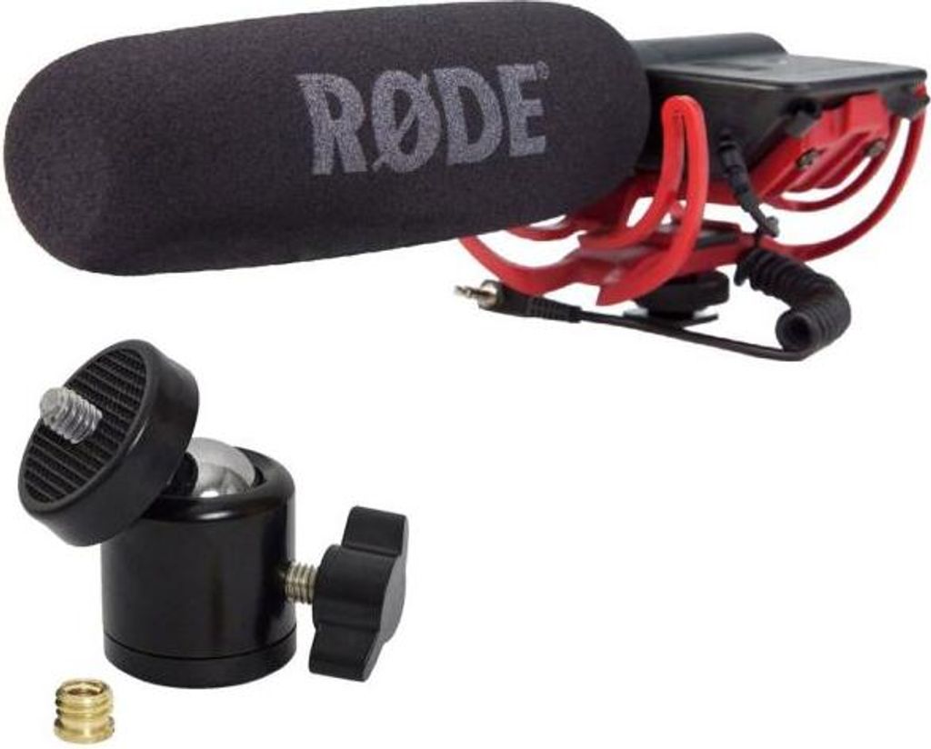 Rode VideoMic Rycote mit Kugelgelenk Adapter