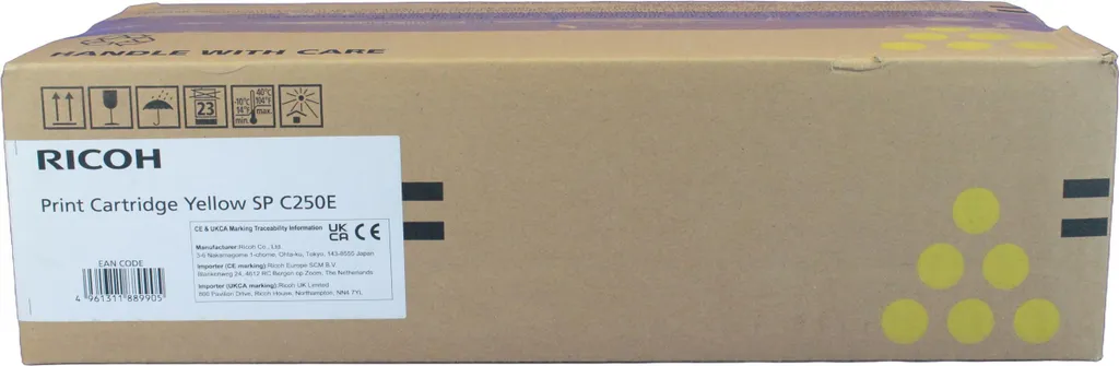 Consommable Ricoh Jaune Original 19.37g pour Documents Couleur Nets - 7