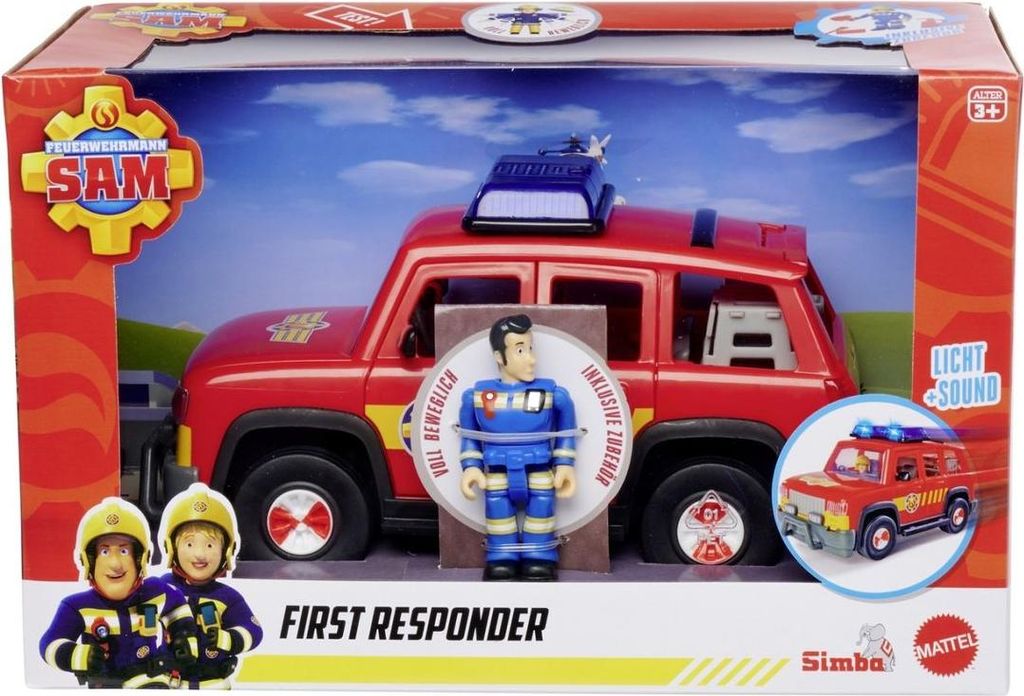 Simba Dickie Sam First Responder Fahrzeug Zdjęcie produktu 