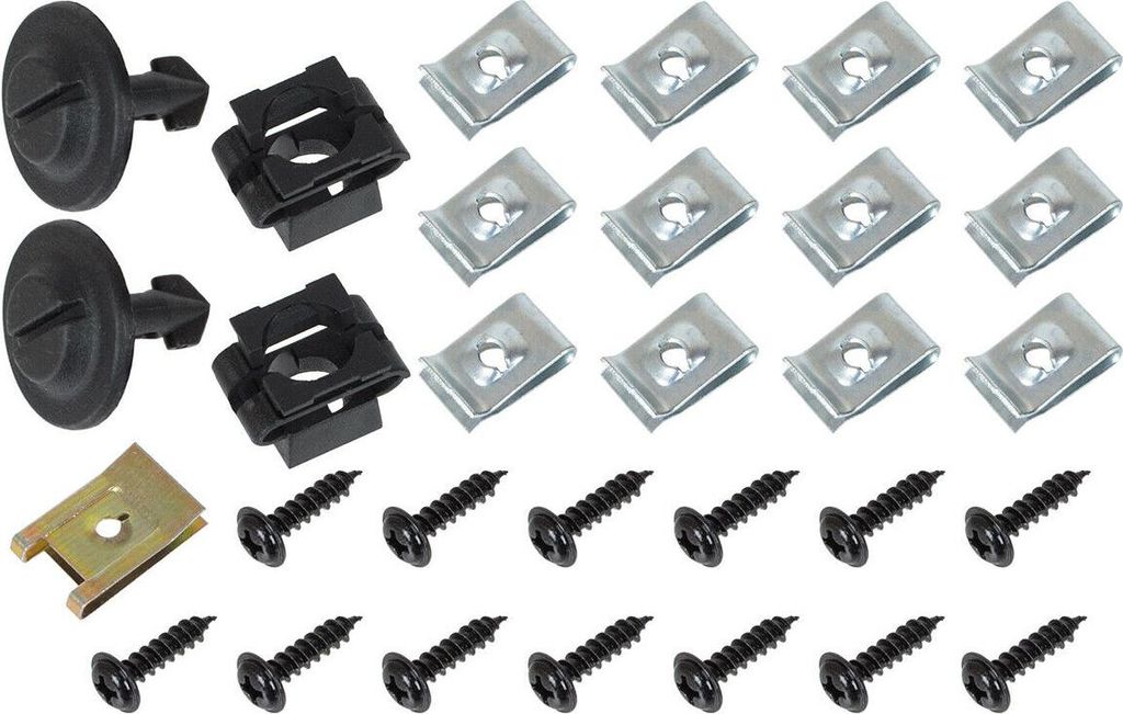 Onderzijnbescherming clips / klemmen schroefset voor Audi Productafbeelding 