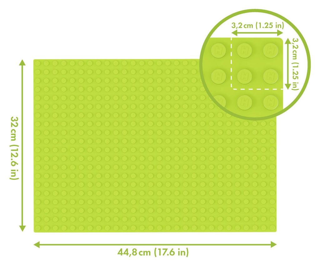 Hubelino, piatto fondo, 32x44,8 cm, verde chiaro, 560 Immagine del prodotto 