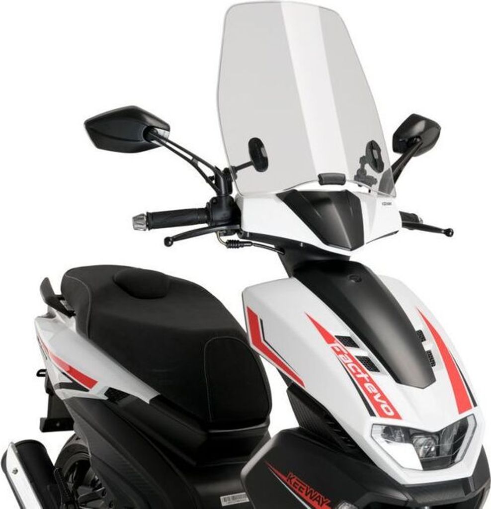 PUIG 21330H Rollerscheibe Urban passend fuer KEEWAY F-ACT EVO 125 ie 4T E5 Getönt