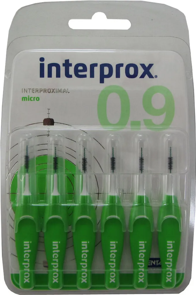 Éliminez la Plaque avec Interprox Green Micro Brosses Interdentaires 6x - 3