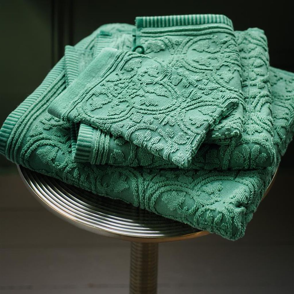 Pip Studio Gästetuch-Set Tile de Pip 3x Farbe Grün, Größe 30x50 x 3