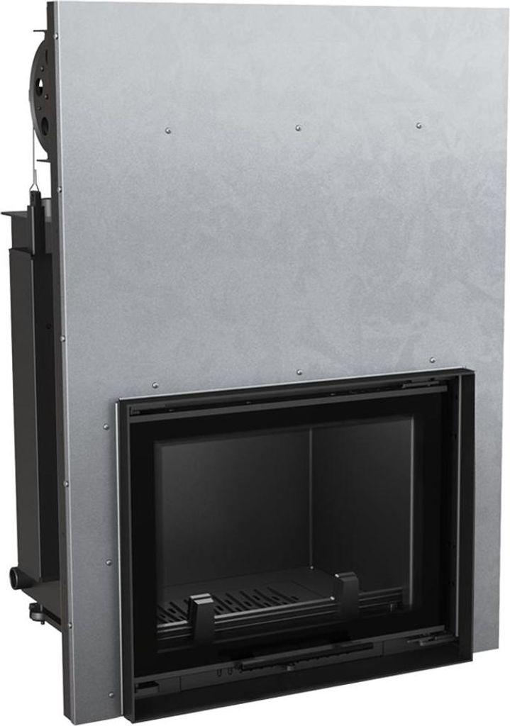 Wasserführender Kamineinsatz KRATKI ZUZIA 12 kW Ø 200 mit Schiebetür