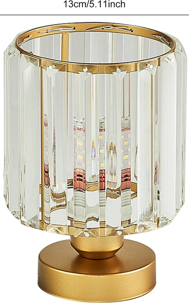 Plafonnier en cristal E27 à reflets géométriques pour balcon - 3