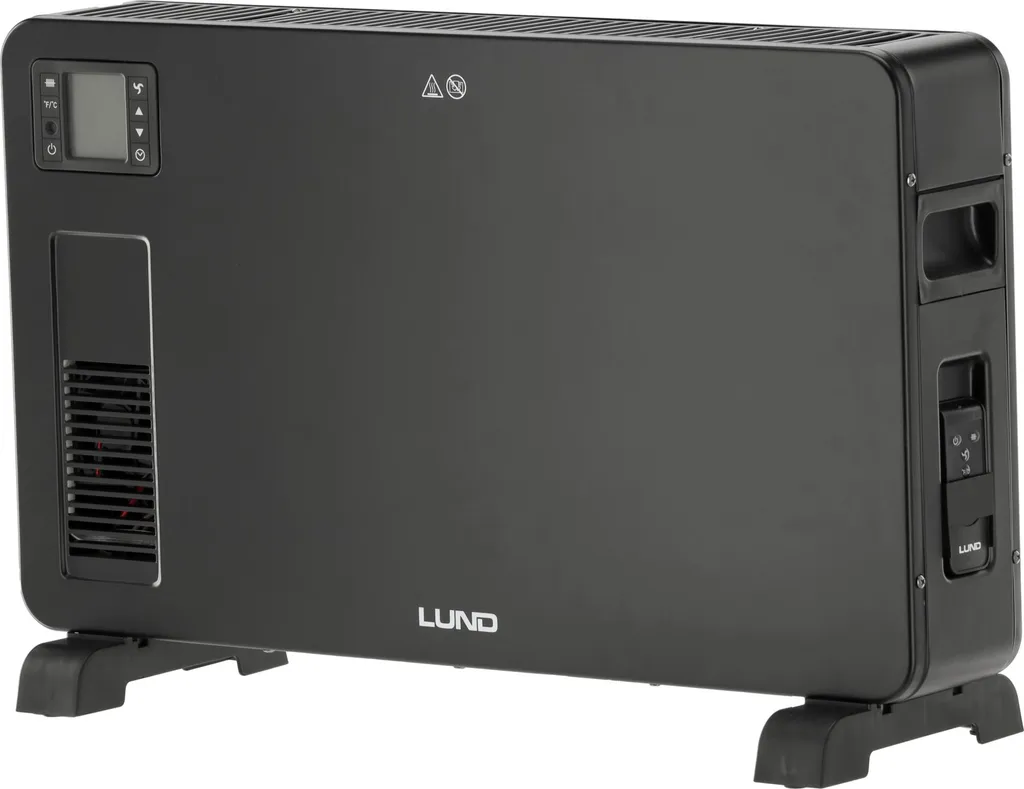 Radiateur 2300W à convection turbo avec thermostat et 3 modes de puissance