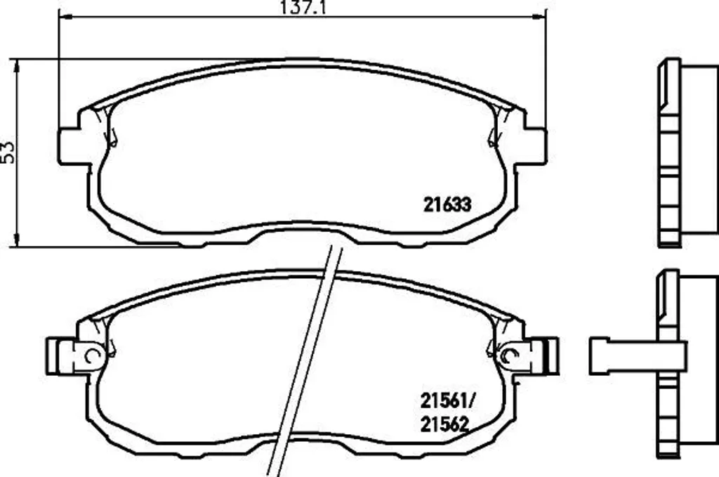 Plaquettes de frein Nissan 350 Z anti-bruit HELLA OE 410600V090 Z33