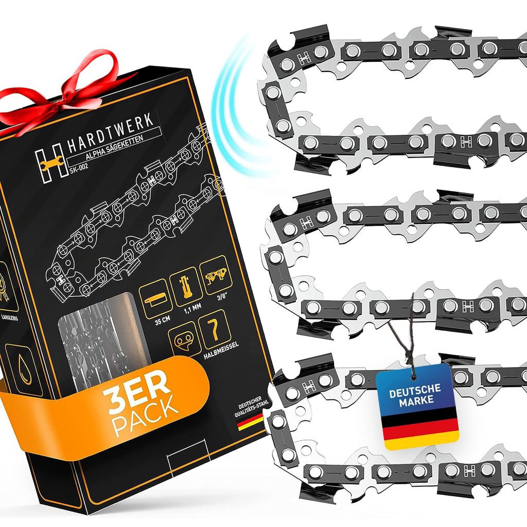 HARDTWERK Alpha Sägeketten - 3/8" 1,1mm für 35cm Schwert - Produktbild 