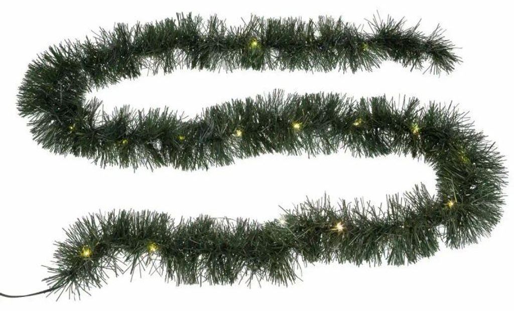 Idena 31345 Idena Tannengirlande 24er LED Lichterkette grün Obrázok produktu 