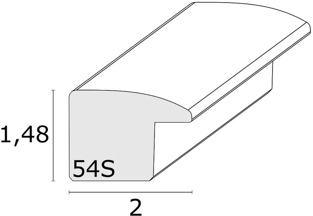 Cornice in Legno S54S Beige 20x20 cm | Idea Regalo Elegante - 7