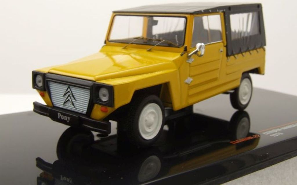 Ixo Models CLC469 Citroen Namco Pony 1975 gelb schwarz 1:43 Produktbild 