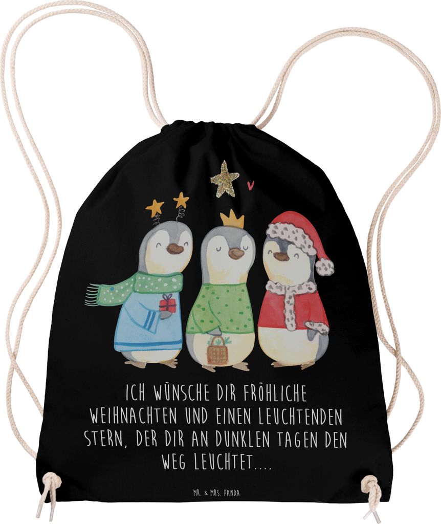 Mr. & Mrs. Panda rucksack stoff Winterzeit Heilige drei Produktbild 