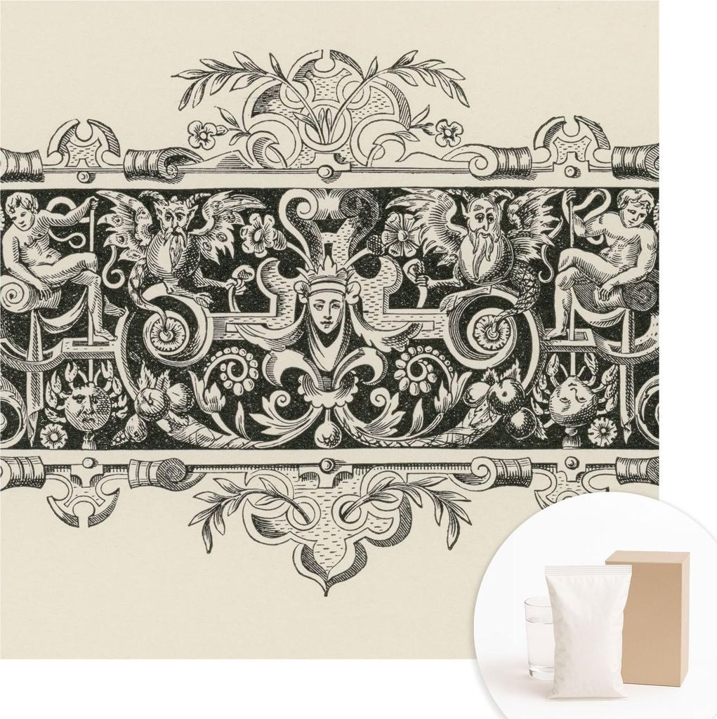Fototapete - Wandbilder für Wohnzimmer - 250x250 cm - Dekorative Wandfolie - Modernes Design für Wanddekoration - Tapeten für Innenräume - Myth...