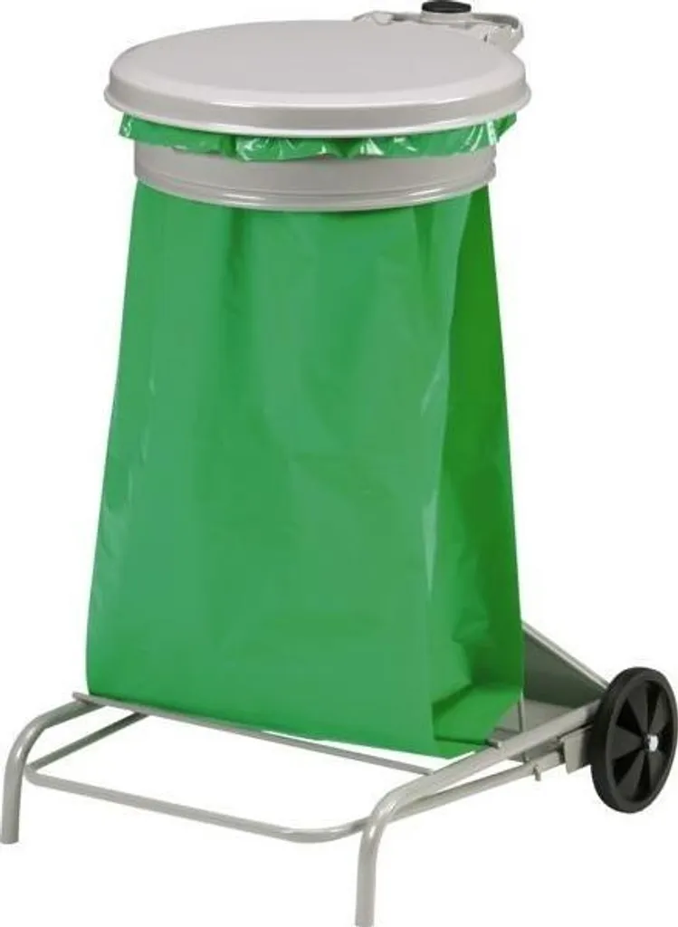 Poubelle à Pédale 50L sur Roues - Grande Capacité et Hygiène Renforcée