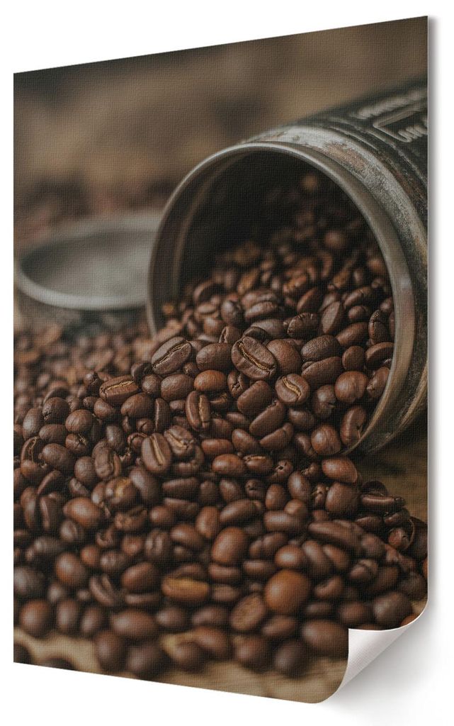 Arabischer Kaffee- Kunstdruck A1 (59x84 cm) - Vintage, Retro, Romantisch- Wandbild für Wohnzimmer Schlafzimmer & Flur, Modernes Poster Wanddeko, U...