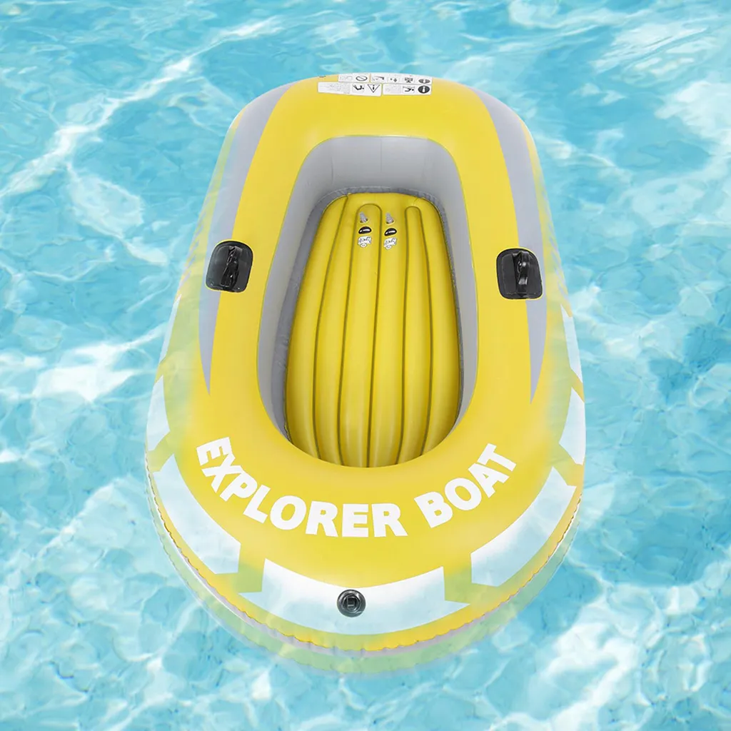 Bateau gonflable 2 personnes avec canoë à gonflage rapide - Modèle Explorer