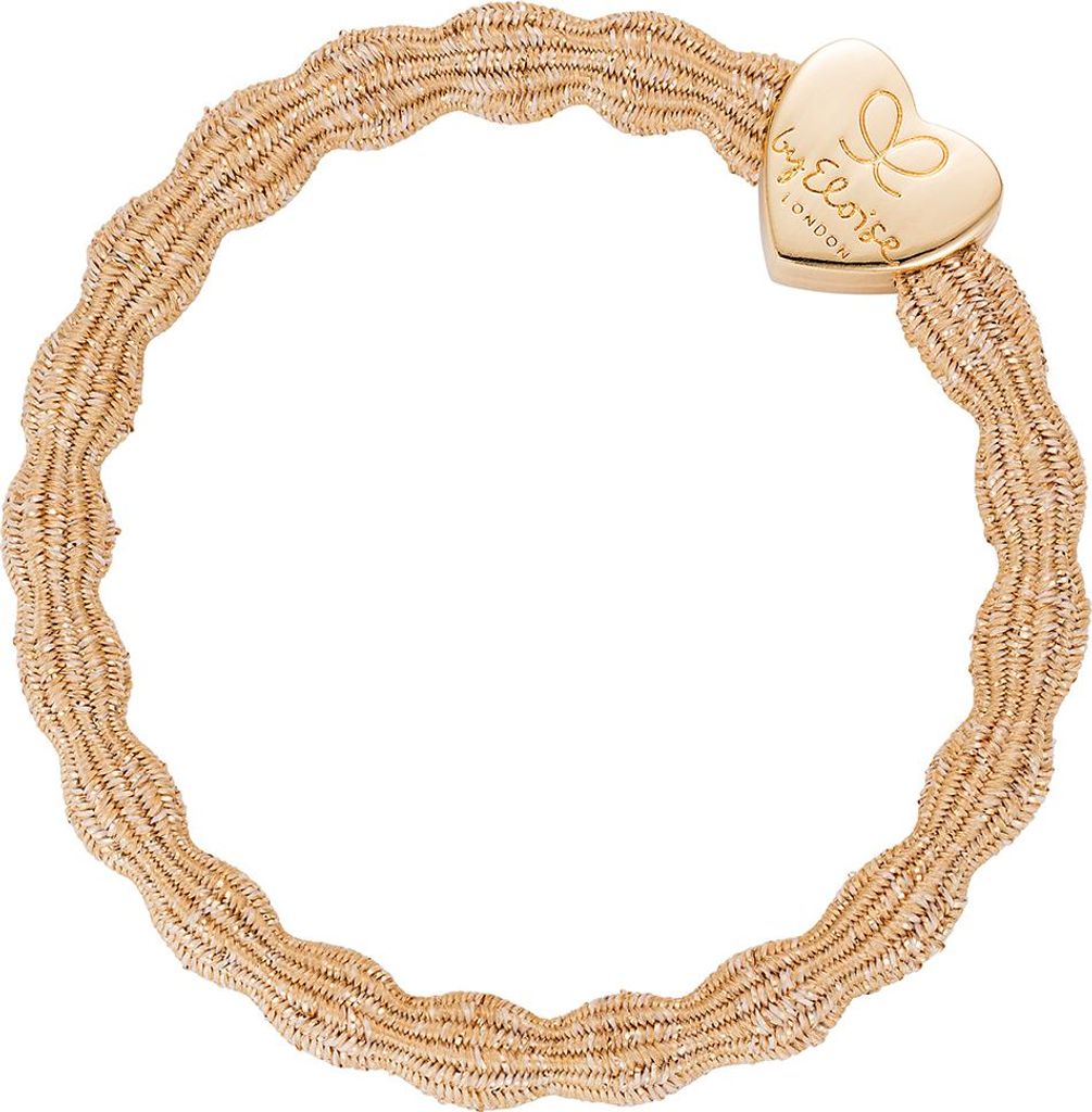 By Eloise London Metallic Gold Heart Gold