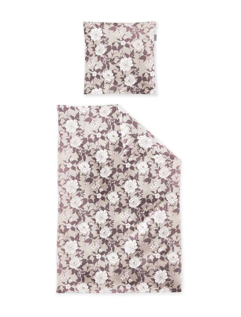 Irisette Edel-Feinbiber Bettwäsche-Garnitur Koala 8531 Farbe rosa 155x220+80x80cm