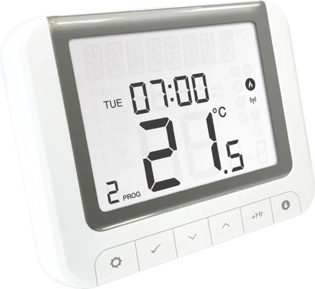 Salus Digital, programmierbar, Funk-Raumthermostat, Produktbild 