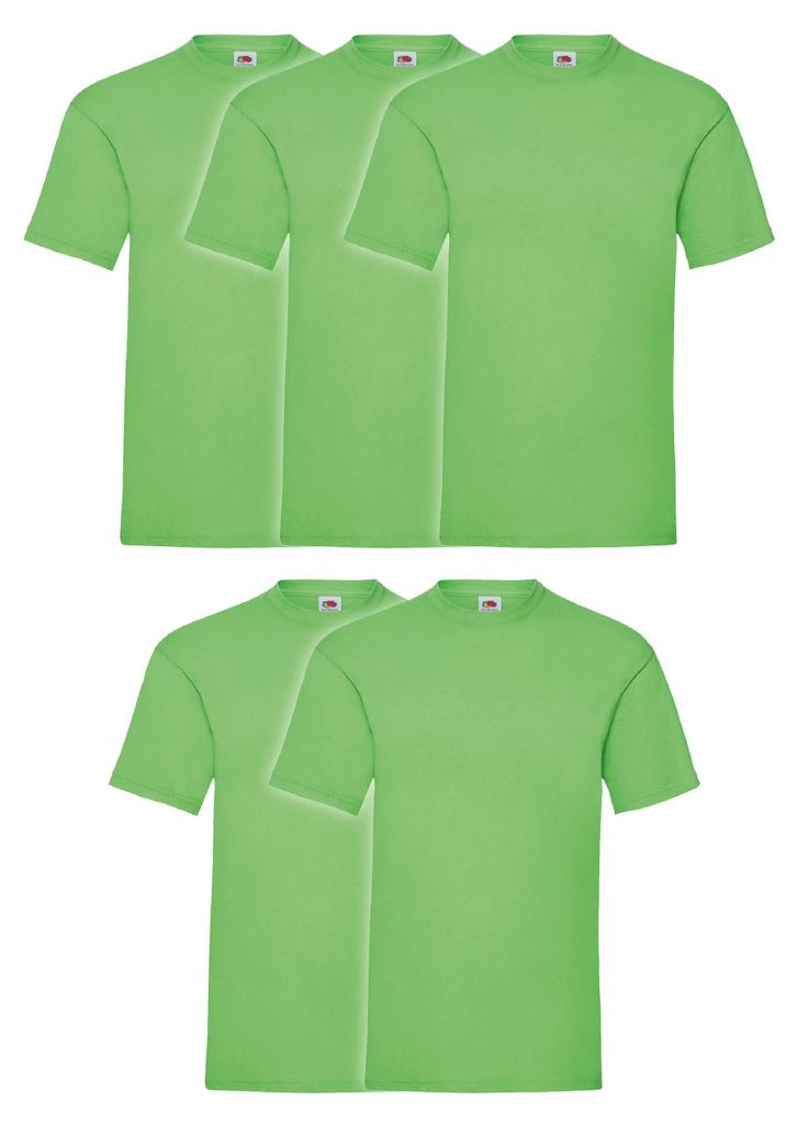 5er Pack Fruit of the Loom Valueweight T-Shirt + GRATIS Produktbild 