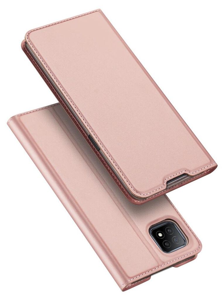 Buch Tasche Dux Ducis kompatibel mit Realme 9i Handy Hülle Etui Brieftasche Schutzhülle mit Standfunktion, Kartenfach schwarz Rosa