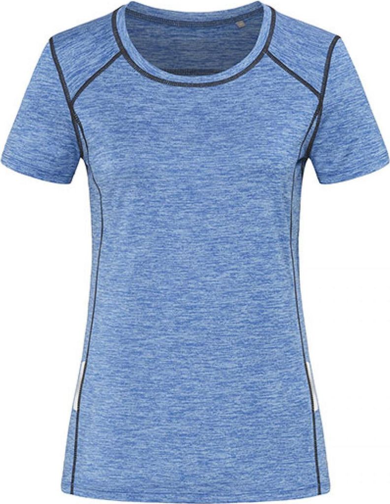 Stedman ST8940 | Damen Shirt Recycled Sports-T Reflect Women - Farbe: Blue Heather - Größe: XL