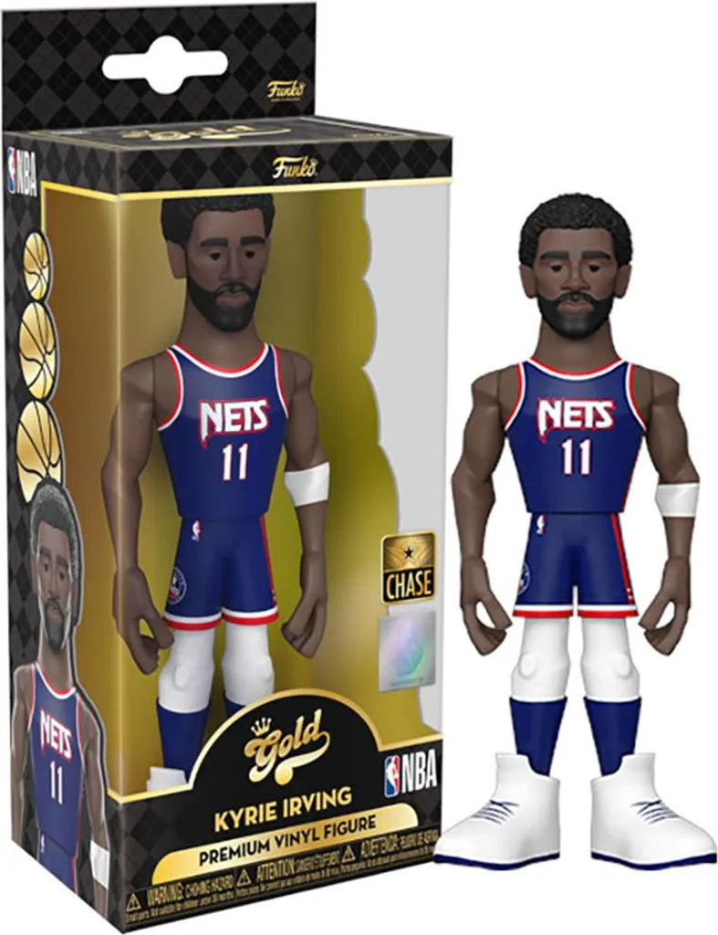 Funko Gold Brooklyn Nets Kyrie Irving Figurine Vinyle NBA Premium