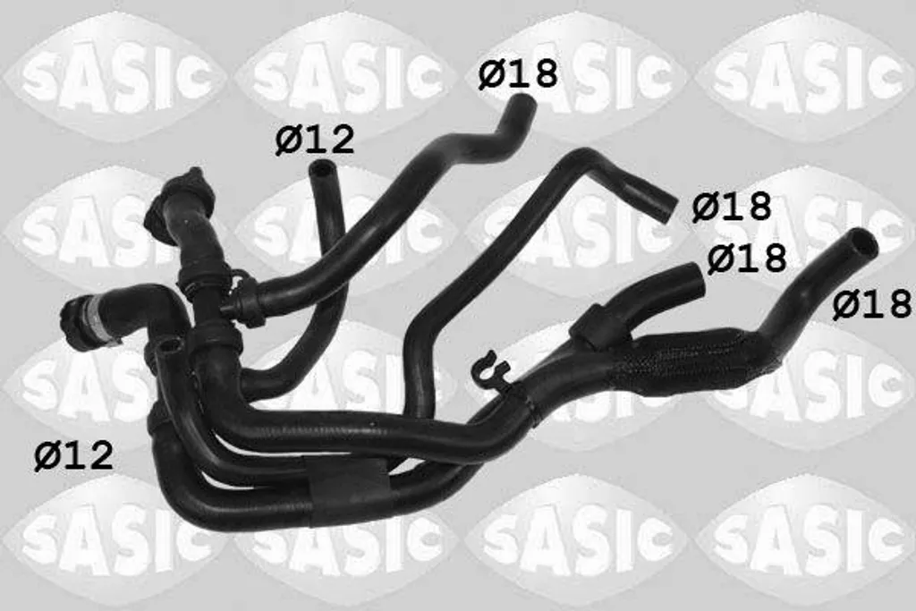 Durite de refroidissement Laguna - Tuyau de radiateur SASIC 3404200