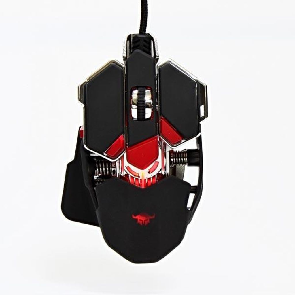 Kabelgebundene Maus, Red Fighter M1, schwarz, optisch, 4000DPI