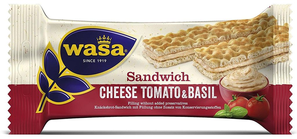 Wasa MP Kaese Sandwich, Tomate Basilic. Obrázek produktu 