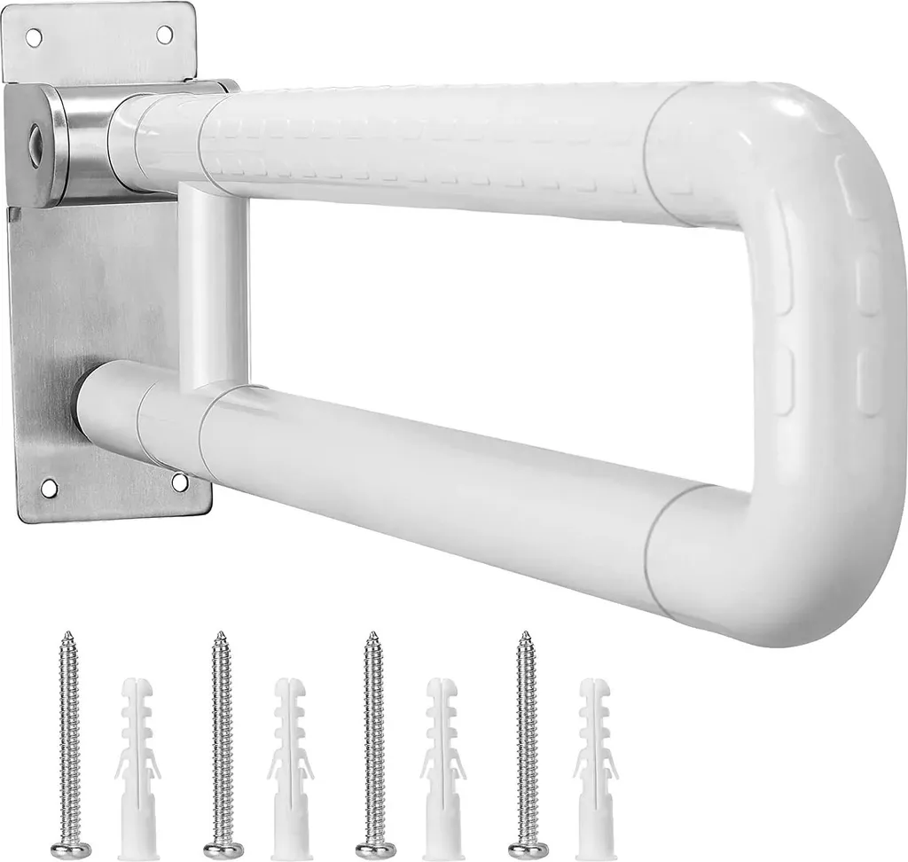Supporto WC Pieghevole Inox 60cm - Design Ergonomico Portata 350kg