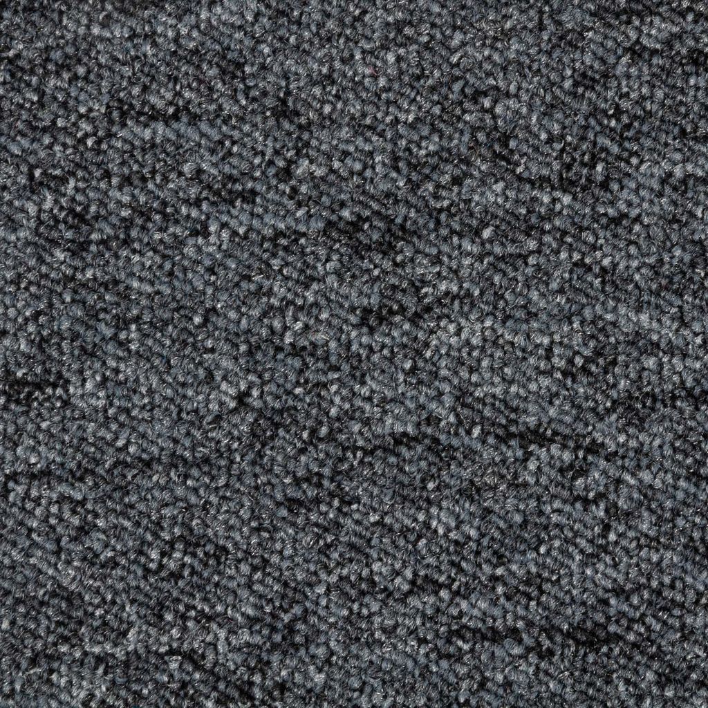 Teppichfliesen selbstliegend für Büro und Geschäft Robuste Schlingen Teppichfliesen grau in 50 x 50 cm 5,4 mm dick