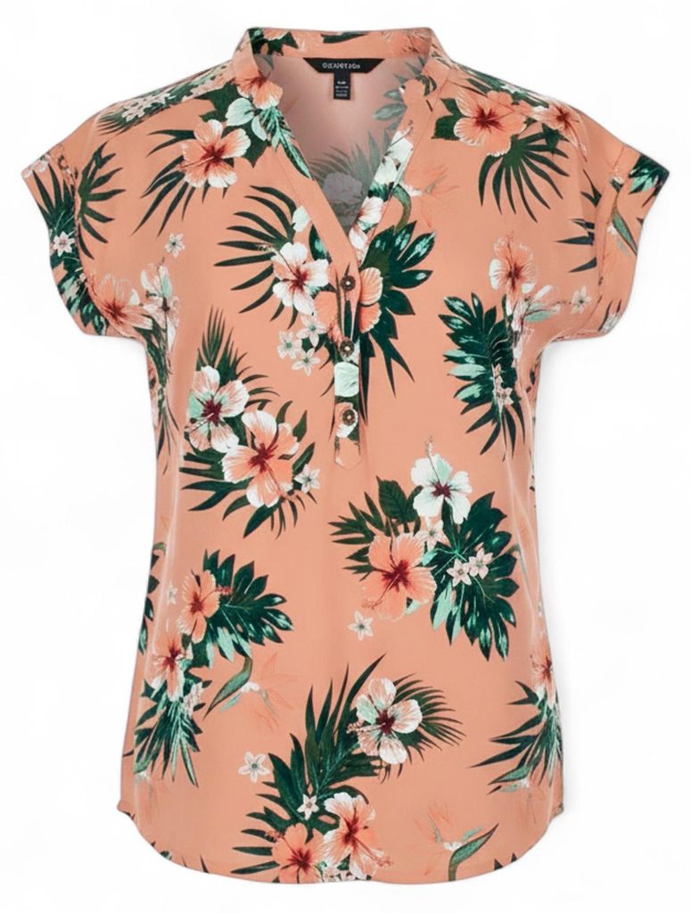 Jack Wolfskin Victoria Tropical Shirt Damen Bluse Hemd Funktionsshirt Rosa Größe S