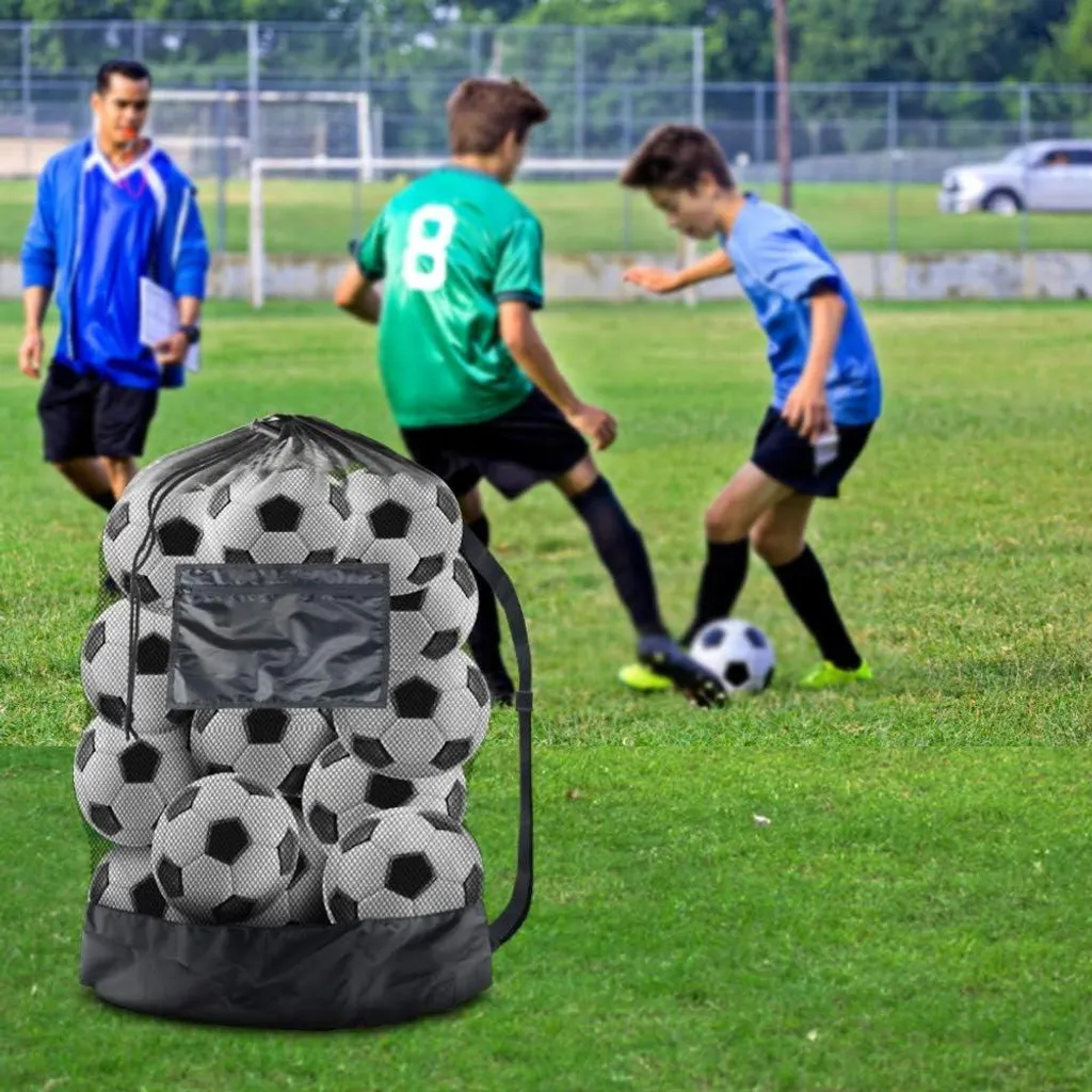 Sac de transport multisport avec filet porte-ballons haute capacité