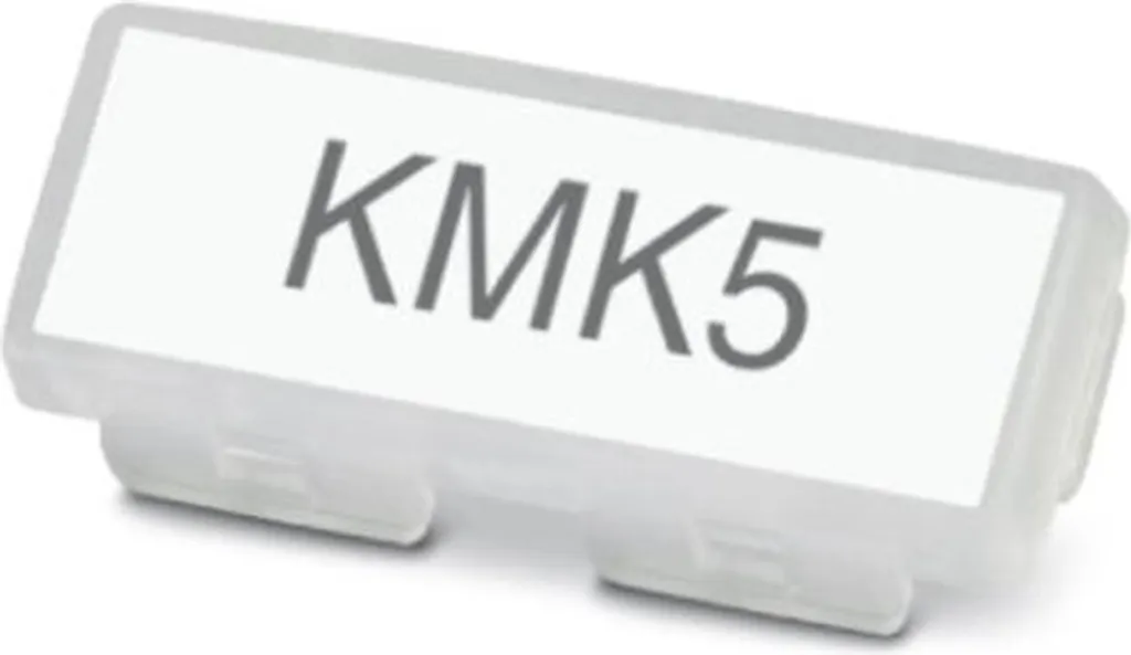 Phoenix KMK 5 Tipo: Segnacavi, Colore del prodotto: Trasparente, Materiale: Polietilene (PE)