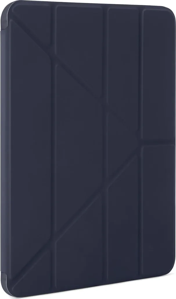 Housse iPad Air 13 2024 Pipetto Origami No1 Pliable 5-en-1 Bleu Foncé